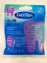 Dentek Slim Brush ISO 1 -0,45mm met Mintsmaak - Recht