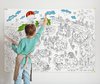 foto van XXL Giant Kleurplaat voor Kinderen - Grote Kleurboek met Dieren voor Meisjes, Jongens en Volwassenen - Kleurposter 118x84 cm - ZOOLAND