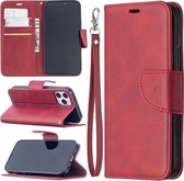 Étui pour iPhone 12 / iPhone 12 Pro , MobyDefend Wallet Book Case avec cordon, rouge - Étui pour téléphone portable / étui pour téléphone Convient pour: Apple iPhone 12; Apple iPhone 12 Pro