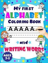 my first alphabet coloring book and writing words