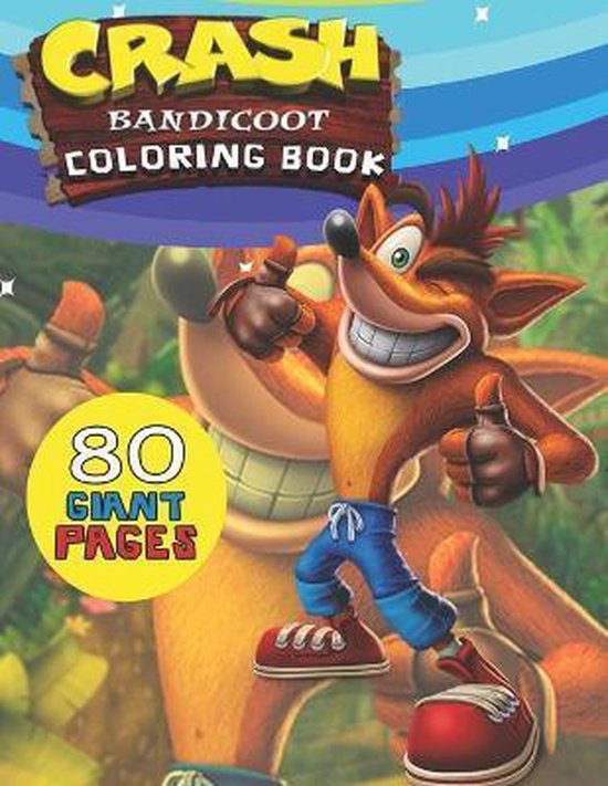 Crash Bandicoot Coloring Book, Bella 23 9798667748595 Boeken