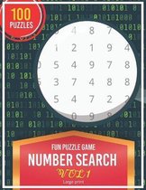 Number Search Puzzle Game: 100 Puzzles Large Print Vol 1