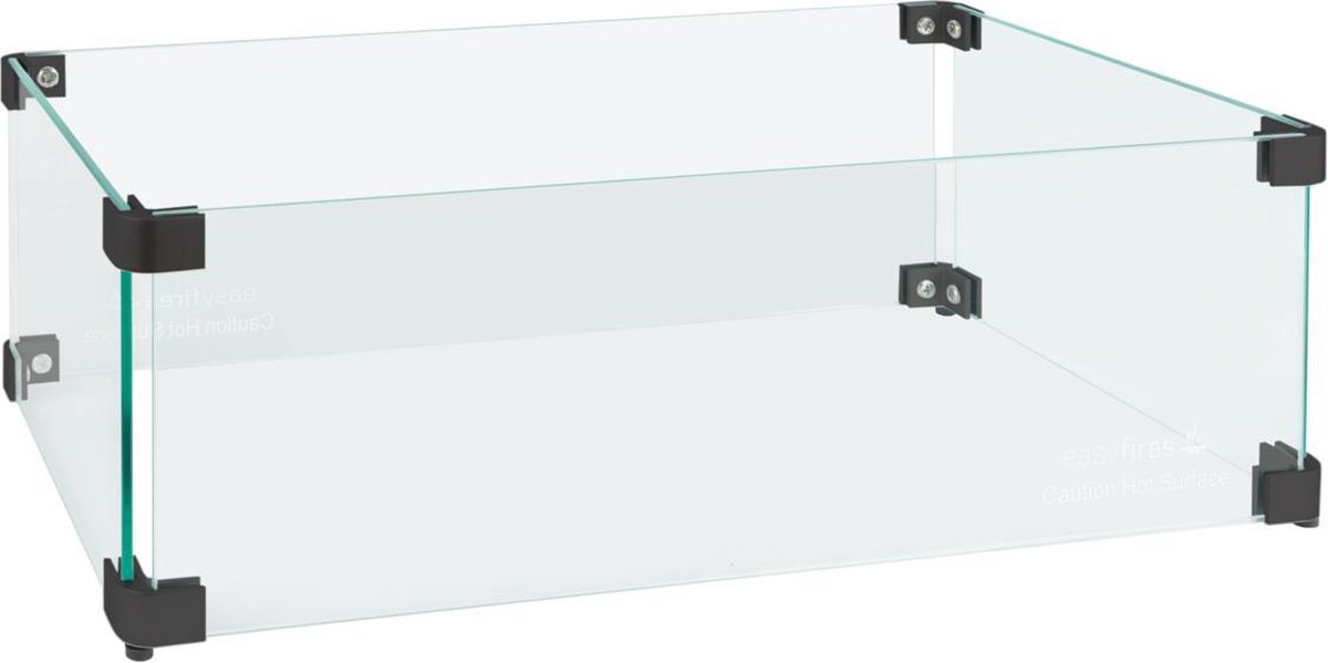 Glasombouw | 50x30 cm | Zwart