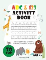 ABC and123 activity book