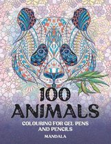 Mandala Colouring for Gel Pens and Pencils - 100 Animals