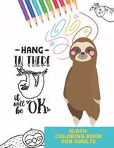 Sloth Coloring Book for Adults