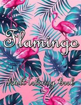 Flamingo Adult Coloring Book
