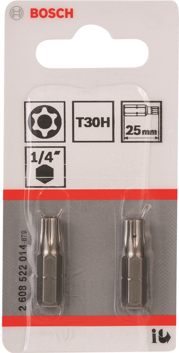 3 embouts de vissage extra dur PH1 25mm - BOSCH - 2607001508