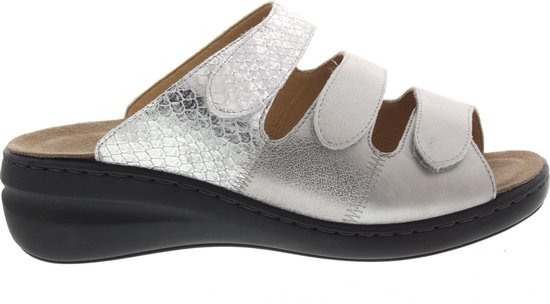 bol.com | Dames Slippers Solidus Solidus 21154-20639 Spezial Platina - Maat  5½