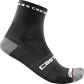 Chaussettes de cyclisme Castelli Rosso Corsa Pro 9 - Taille 40-43 - Homme - noir / blanc