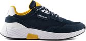 Replay Classic Check Heren Sneaker - Blauw - Maat 43