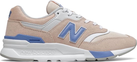 New Balance Sneakers - Maat 36 - Vrouwen - roze (beige)/blauw/licht grijs |  bol.com