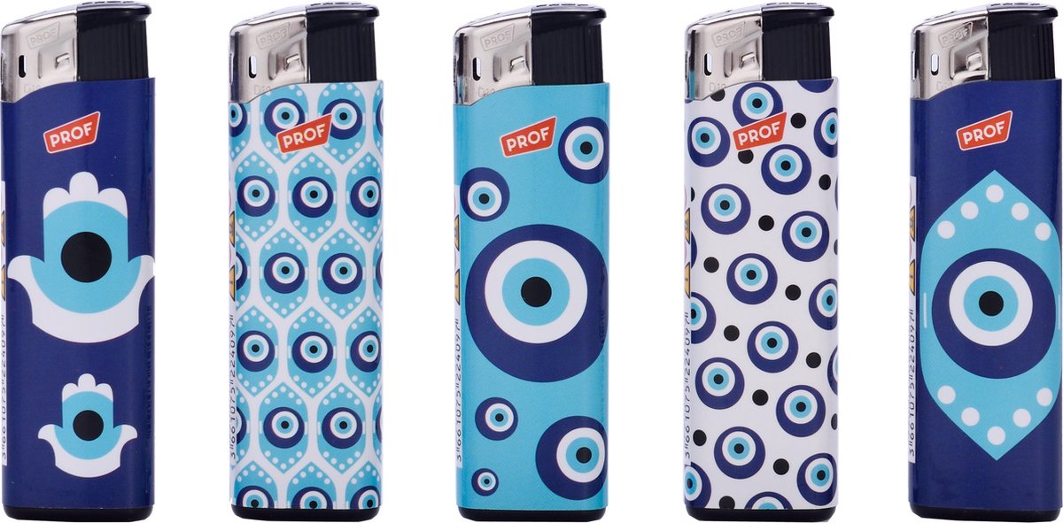 Aansteker – “ Evil eye “design - 50 stuks – Lighter - Briquet