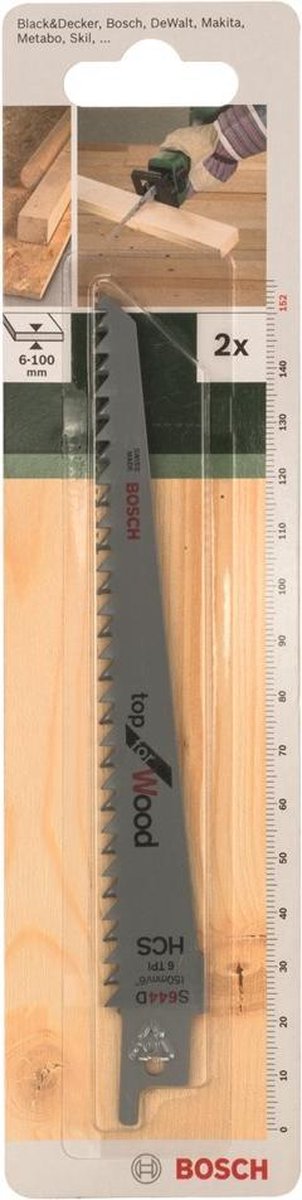 Bosch Decoupeerzaagblad HCS - S 644 D Top for Wood