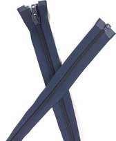 YKK rits, Deelbaar spiraal 40 cm Donkerblauw
