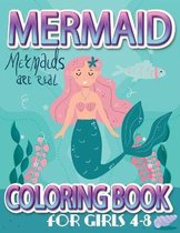 Mermaid Coloring Book For Girls 4-8