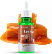 Stevia drops karamel - 50ml druppelflesje - Zoetstof - Suiker vervanger - Purestevia