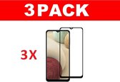 3x Samsung Galaxy A32 5G glas screenprotector tempered glass (Full Cover)