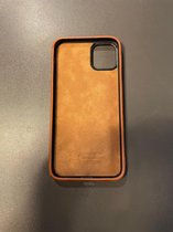 Minim Lederen Backcover Bruin - Telefoonhoesje - iPhone 11 Pro MAx