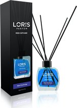 LORIS - Parfum - Geurstokjes - Huisgeur - Huisparfum - Blue Iris & Tea - 120ml