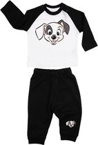 Disney 101 Dalmatiers - 2-delige set - broek+shirt - zwart/wit - maat 74/80