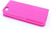 Book case voor Apple iPhone 5 - Hot Pink