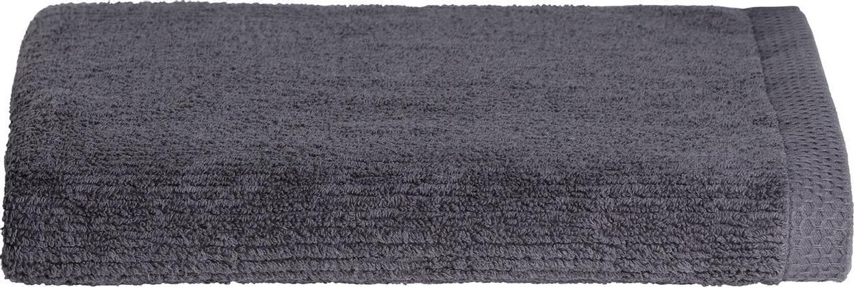Seahorse Ridge badlakens 70x140 cm - Set van 5 - Donker grijs