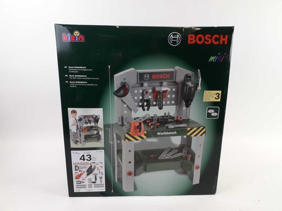 Bosch Werkbank inclusief 34 accessoires - Speelgoed - Theo Klein