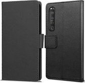 Cazy Sony Xperia 1 III hoesje - Book Wallet Case - zwart