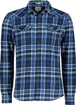 Wrangler Overhemd - Modern Fit - Blauw - XL