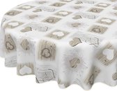Tafelkleed -Verona- Jersey Cotton - rond 155 cm