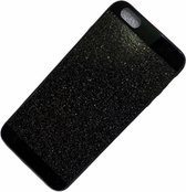 Apple iPhone 6 Plus/6S Plus Zwart Gliters Back Cover TPU hoesje