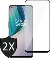 OnePlus Nord N10 Screenprotector - OnePlus Nord N10 5G Screenprotector - 2x OnePlus Nord N10 Screen Protector Glas Full