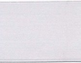 superieur - wit bandelastiek 5 cm breed - stevige kwaliteit - 1 meter - tailleband elastiek