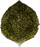Costa Nova Riviera - servies - schaaltje blad groot - donkergroen - aardewerk - H 3,3 cm