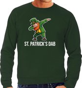 St. Patricks day sweater groen voor heren - St. Patricks dab - Ierse feest kleding / trui/ outfit/ kostuum L