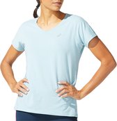 Asics Asics V-Neck Sportshirt - Maat XL  - Vrouwen - lichtblauw
