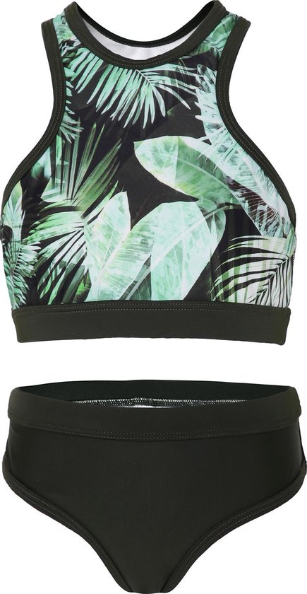Bikini sport basic Palm leaf 128-134