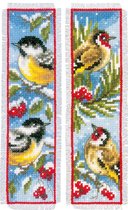 Kit de marque-pages Oiseaux en hiver lot de 2 - Vervaco - PN-0151005
