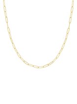 Link chain necklace gold