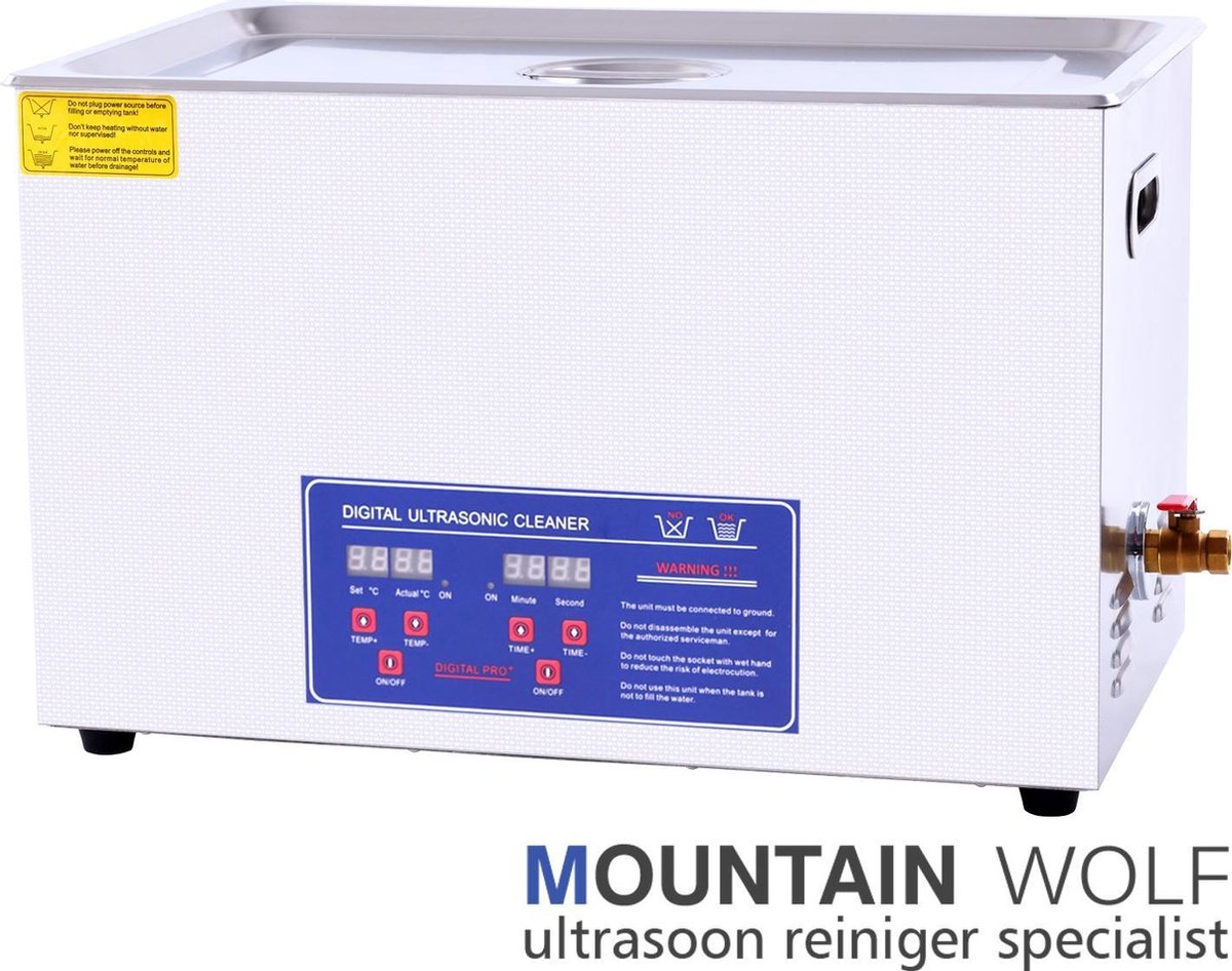 GeneralSonic GS6 - 6 Liter | Professionele Ultrasoon Reiniger Met Een Krachtige Reiniging