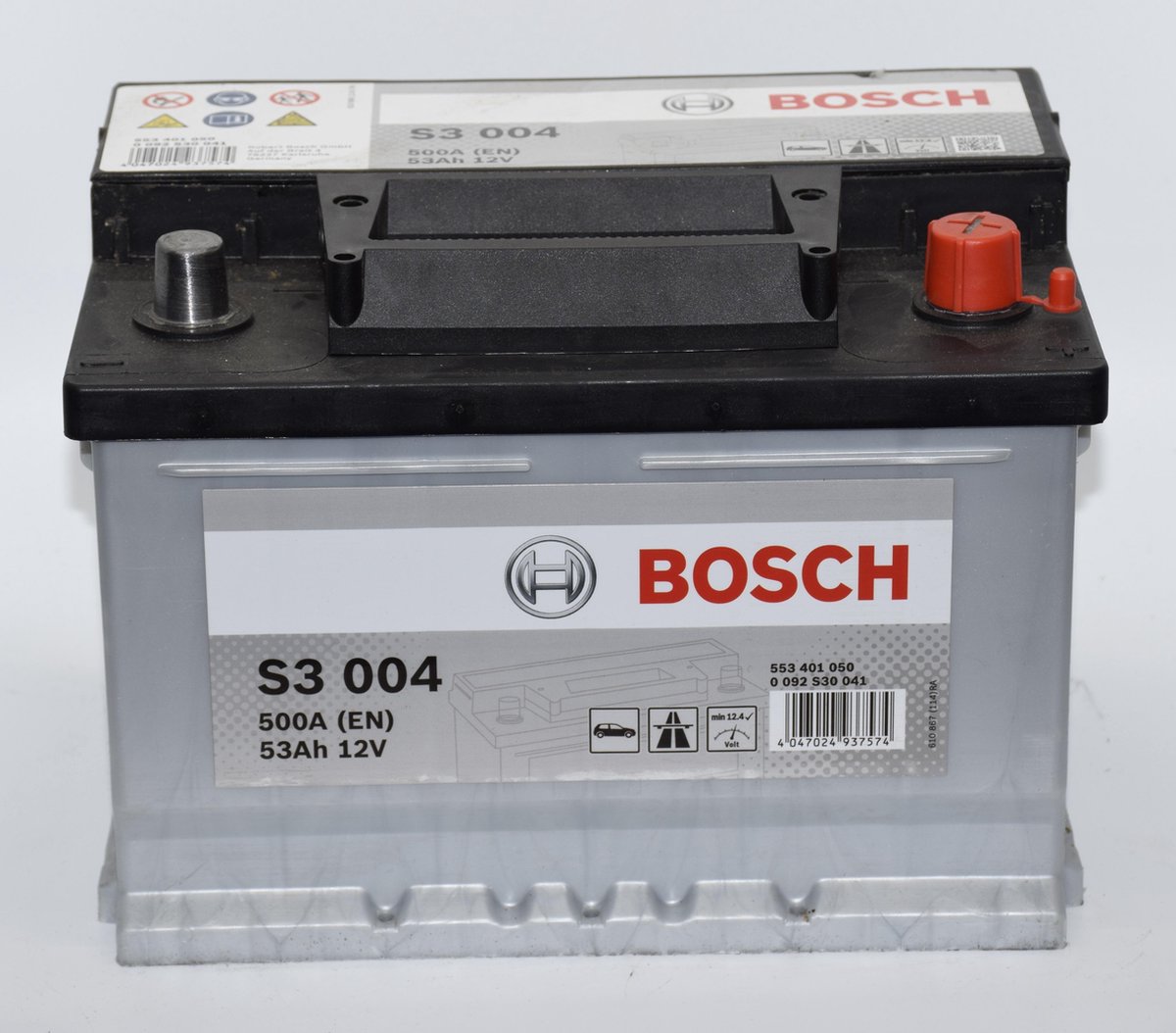 BOSCH | Accu - 12V 53Ah | S3004 - 0 092 S30 041 | Auto Start Accu | bol.com