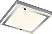 LED Plafondlamp - Plafondverlichting - Torna Slodan - 20W - Aanpasbare Kleur - Vierkant - Mat Wit - Kunststof