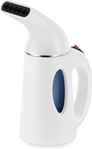 Binnenshuis Kledingstomer - Wit - Compact Voor Thuis En Op Reis - Handstomer - 100 spatvrij - 150ml waterreservoir - Stoomapparaat Kleding