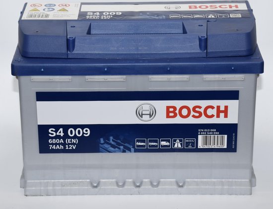 zeil Uitgaan van groei Bosch S4 009 Blue Auto Accu 12V 74 Ah | bol.com