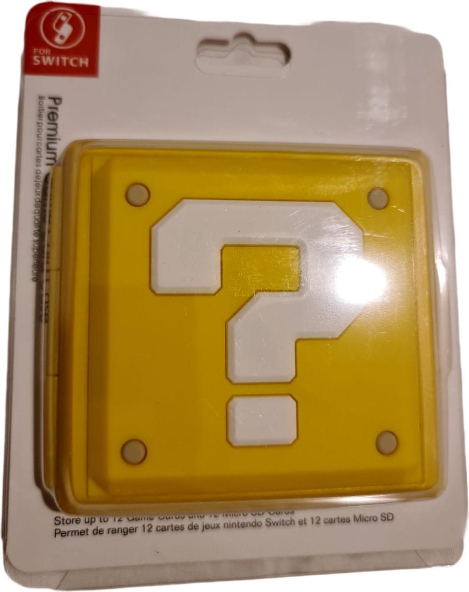 Opberg case geschikt voor Nintendo Switch games met een Super Mario thema - Merkloos
