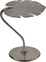 Monstera bijzettafel zilver 58cm