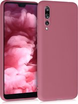 kwmobile telefoonhoesje voor Huawei P20 Pro - Hoesje voor smartphone - Back cover in donkerroze