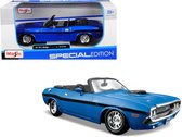 Dodge Charger R/T Convertible (Blauw) (22 cm) 1/24 Maisto - Modelauto - Schaalmodel - Model auto - Miniatuurautos - Miniatuur auto