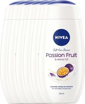 Nivea Douchegel - Passion Fruit - 6 x 250 ml - Voordeelverpakking